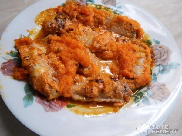 Рецепт: Куриные крылышки на морковной подушке - в майонезном маринаде под сырной корочкой Рецепт: Куриные крылышки на морковной подушке - в майонезном маринаде под сырной корочкой