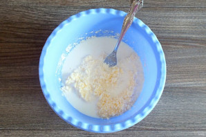 Творожный кекс с малиной Творожный кекс с малиной
