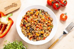 Гречка с овощами в мультиварке Гречка с овощами в мультиварке