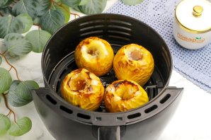 Яблоки с медом в аэрогриле Яблоки с медом в аэрогриле