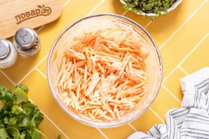 Морковь с майонезом