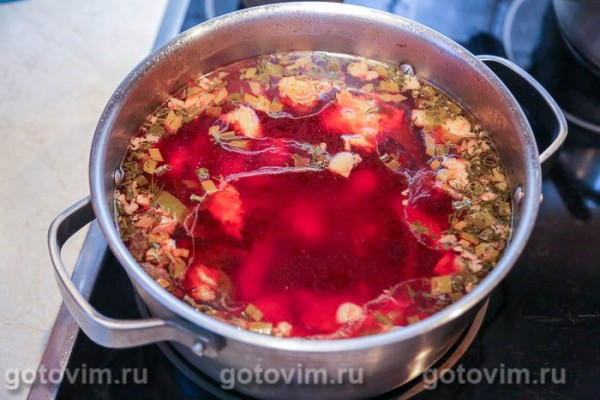 Ботвинник с мясом (суп с говядиной и свекольной ботвой) Ботвинник с мясом (суп с говядиной и свекольной ботвой)