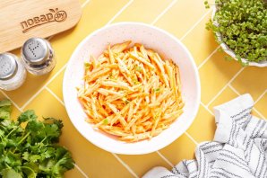 Морковь с майонезом