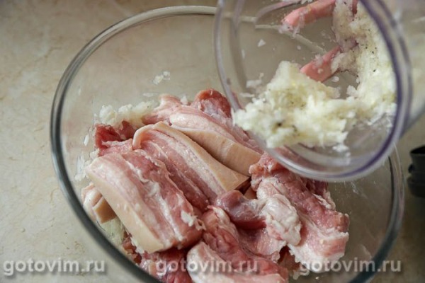 Шашлык «Наполеон» с картофелем (в духовке) Шашлык «Наполеон» с картофелем (в духовке)