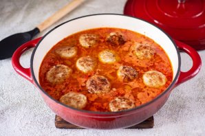 Мясные тефтели с рисом