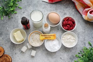 Торт с маскарпоне и малиной Торт с маскарпоне и малиной