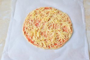 Пицца с копченой колбасой Пицца с копченой колбасой