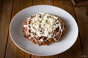 Салат "Черепаха" с консервами