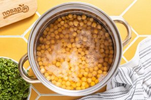 Хумус со шпинатом