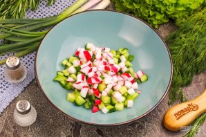 Окрошка с квасом