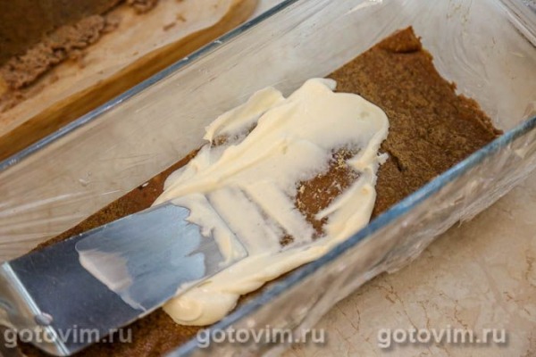 Печеночный торт с сыром