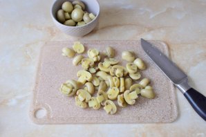 Мясо с грибами и помидорами Мясо с грибами и помидорами
