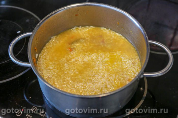 Плов со свининой с алычой