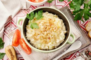 Пшённая каша с картофелем Пшённая каша с картофелем