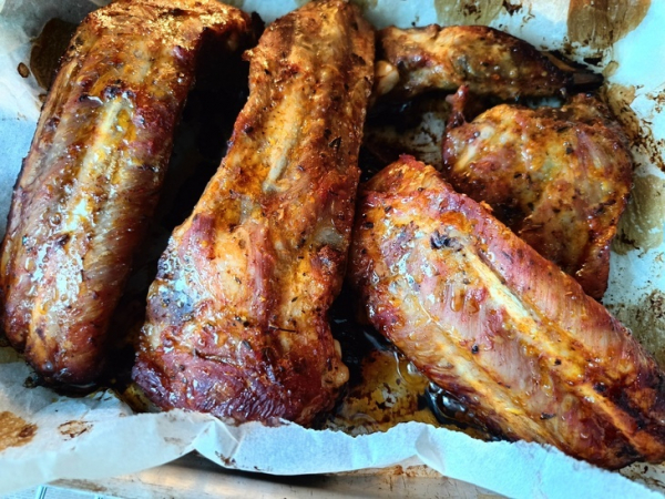 Рёбрышки, запечённые в апельсиновом маринаде Рёбрышки, запечённые в апельсиновом маринаде