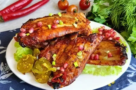 Рёбрышки, запечённые в апельсиновом маринаде Рёбрышки, запечённые в апельсиновом маринаде