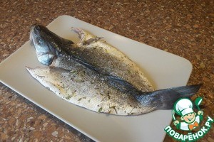 Сочный сибас, запеченный с овощами Сочный сибас, запеченный с овощами