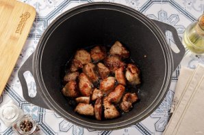 Плов из свинины в казане Плов из свинины в казане