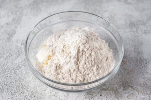 Творожное печенье с сахаром Творожное печенье с сахаром