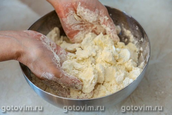 Цветаевский пирог с малиной