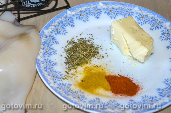 Жареные кальмары на гриле (или сковороде) Жареные кальмары на гриле (или сковороде)