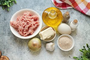 Котлеты с чесноком