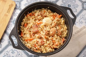 Плов из свинины в казане Плов из свинины в казане