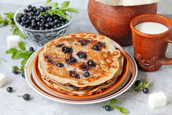 Черничные блины post thumbnail image