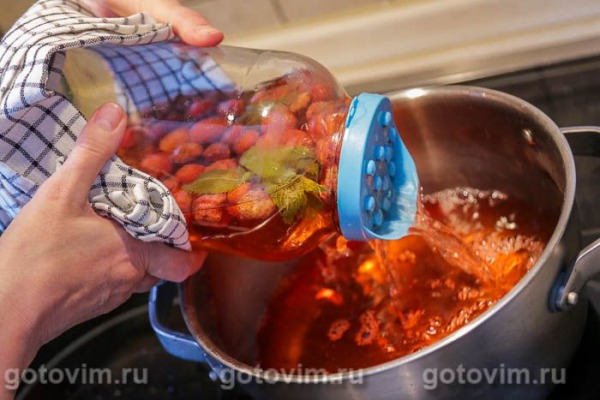 Компот мохито с клубникой, мятой и лимоном (на зиму) Компот мохито с клубникой, мятой и лимоном (на зиму)