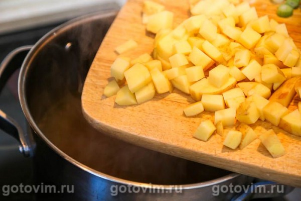 Суп с рыбными фрикадельками