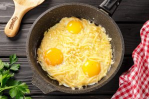 Яичница с сыром Яичница с сыром