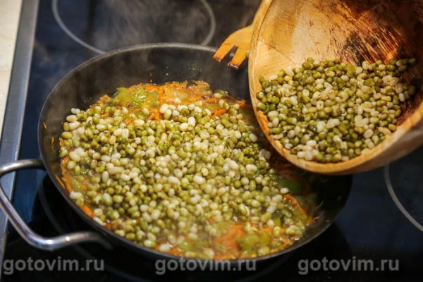 Постный плов с рисом и машем Постный плов с рисом и машем