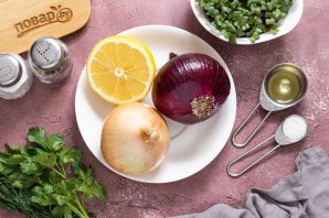 Салат из лука