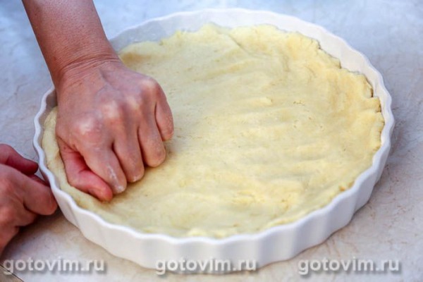 Цветаевский пирог с малиной