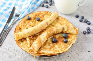 Блины на молоке