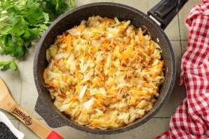 Быстрый пирог с капустой