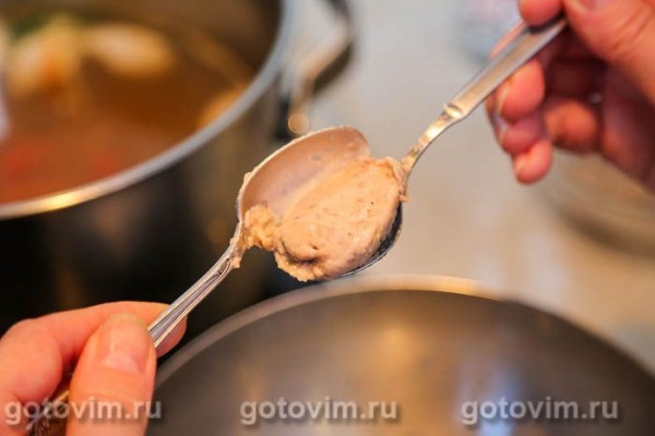 Суп с рыбными фрикадельками