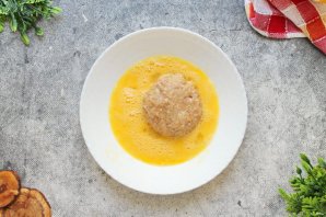 Котлеты с чесноком