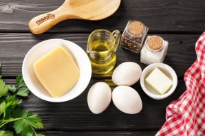 Яичница с сыром Яичница с сыром