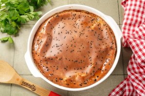 Быстрый пирог с капустой