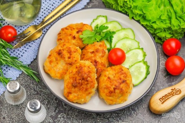 Куриные котлеты в духовке Куриные котлеты в духовке