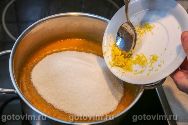 Абрикосовый джем с лимоном