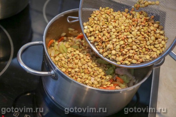 Рагу с мясом и чечевицей Рагу с мясом и чечевицей