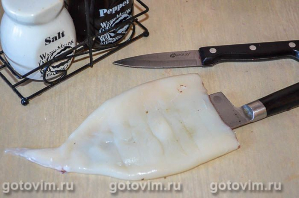 Жареные кальмары на гриле (или сковороде) Жареные кальмары на гриле (или сковороде)