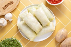 Постные голубцы с картошкой Постные голубцы с картошкой