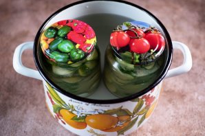 Огурцы в горчичной заливке