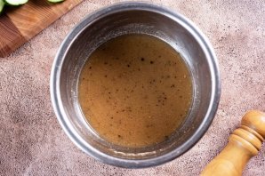 Огурцы в горчичной заливке