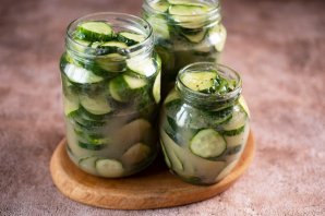 Огурцы в горчичной заливке