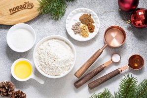 Пряное имбирное печенье