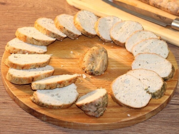 Рецепт домашней колбасы с шампиньонами